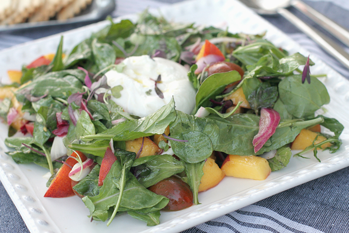 burrata-peach-salad