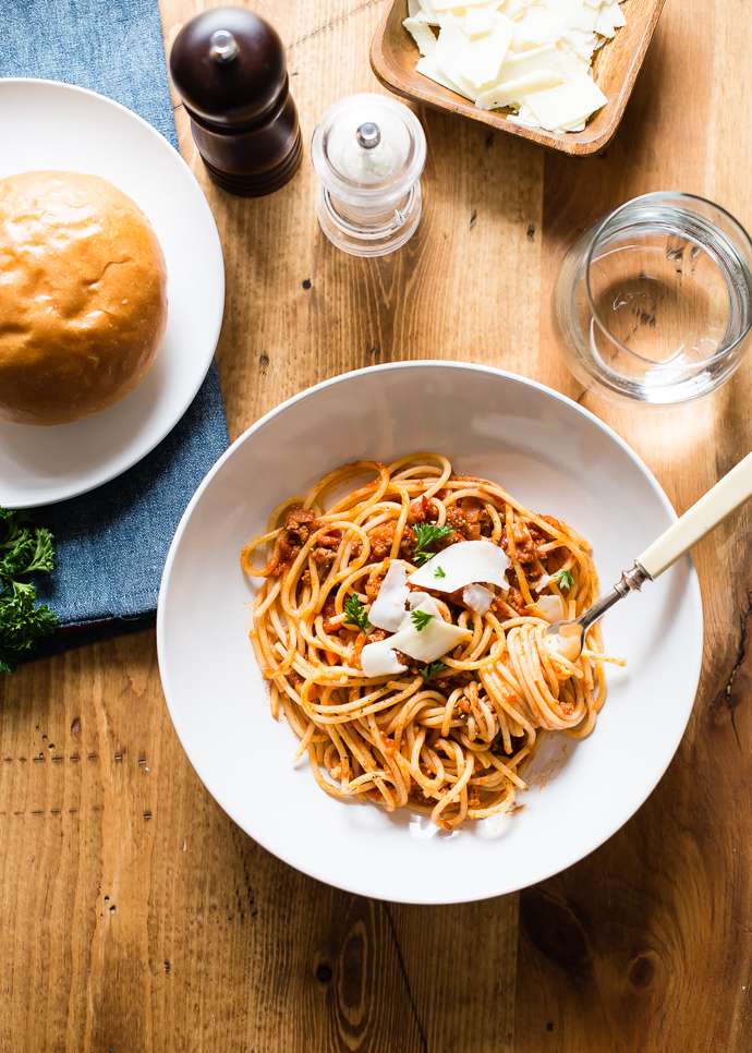 slow cooker tomato sauce with grass fed beef-4